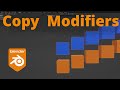 Blender - Copy Modifiers in One Click