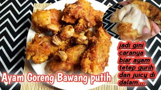 Ayam goreng bawang putih ala itsfriday || viral di tiktok