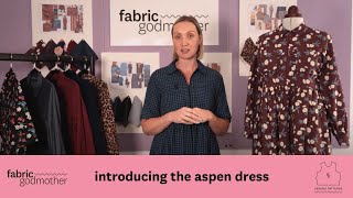 The Aspen Dress from fabric Godmother