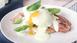 【優雅な朝食✨】とろ～り半熟卵のエッグベネディクト🍳