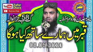 Molana Qari Abdul Qadeer Shaheen Topic Qabar Ki Taiyari.2020.Zafar Okara