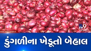 Despite good onion prices, Bhavnagar farmers are in deep misery| TV9News