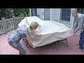 season sentry oversized patio cover by atleisure on qvc