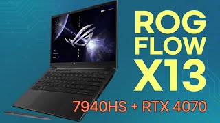 ASUS ROG X13 FLOW 제품 리뷰(7940HS, RTX4070)