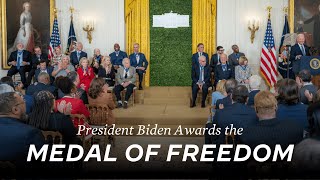 President Biden awards the Medal of Freedom