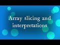 numpy array indexing, slicing, axes, arithmetic, and some numpy functions (02 lecture part c)