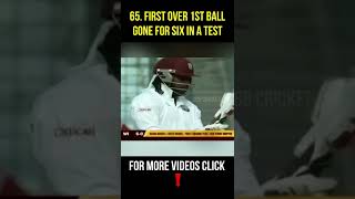 First Ball Of A Test Match Gone For A Six | Chris Gayle Unique Record | GBB Cricket