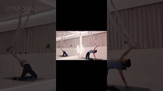 플라잉요가 하이플라잉 웜업~^^ #yoga #flyingyoga #플라잉요가 #해먹요가 #플라잉요가웜업 #요가