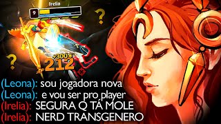 IRELIA SMURF TILTOU PRA MINHA LEONA E DIGITOU O JOGO TODO KKKKKKKKKKK