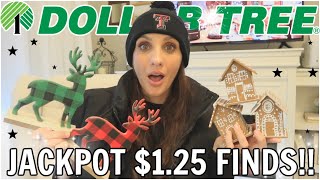 BIG ITEM FIND DOLLAR TREE HAUL | LET ME SHOW WHAT'S WORTH $1.25 THIS WEEK GINGERBREAD BIRD HOUSE DIY
