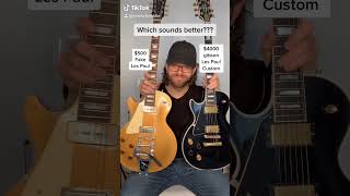 Les Paul Custom vs Tokai Love Rock