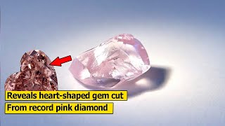 Australian miner reveals heart shaped gem cut from record pink diamond found in Angola