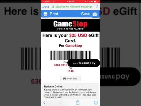 Can You Buy Gamestop Games Online With A Gift Card - 