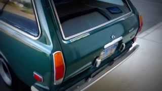 1971 Datsun 510 Wagon startup and walk around