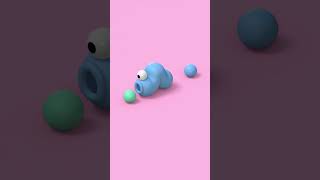 Recycling #loop #animation #satisfying #3d #weird