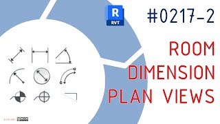 0217-2 #RevitTraining #Revit #Dimension in #Room #PlanViews #BIMTraining