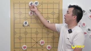 红棋只用2个小兵 大获全胜 不但吃掉黑车 而且逼死了黑将 真厉害