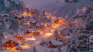 Celtic Winter Rhythms in the Old Forest - Snowy Village, Beautiful, Enchanting, Relaxation