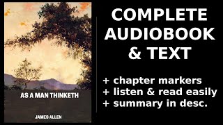 As a Man Thinketh 🔑 By James Allen. FULL Audiobook