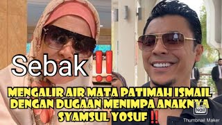 Patimah Ismail sedih dengan dugaan menimpa Syamsul yosuf, ini keadaan Patimah selepas syamsul cerai