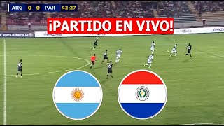 ARGENTINA vs PARAGUAY EN VIVO 🔴 EN VIVO PREOLIMPICO SUB 23 ⚽️