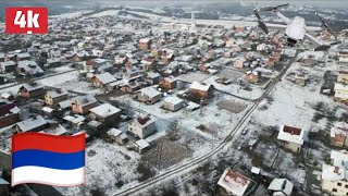 Prvi sneg u Republici Srpskoj (dron video) Pilica i Branjevo