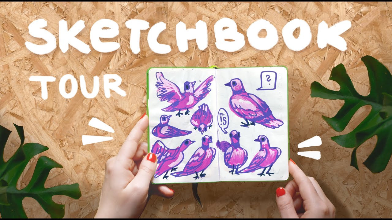 My Ugly Sketchbook Sketchbook Tour 14 B Youtube