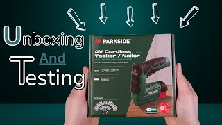 Is the Parkside PAT 4 D6 Tacker/Nailer from Lidl Any Good? | Full Review \u0026 Test