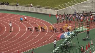 2017東部陸上カーニバル　一般男子100m　予選1組～3組