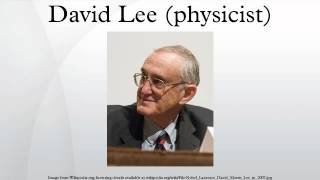 David Lee (physicist)