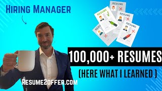 I’ve seen 100,000 Resumes (Heres what I learned)