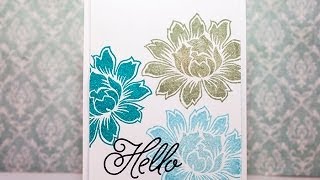 Easy stamping - Hello Spring - Uniko Studio Color Challenge