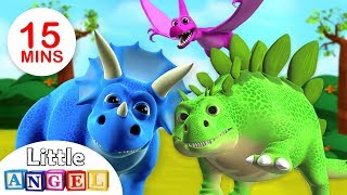 We are the Dinosaurs | Dinosaur Song | Kids Songs & Nursery Rhymes by Little Angel