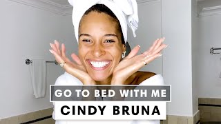French Model Cindy Bruna's Nighttime Skincare Routine | Go To Bed With Me | Harper's BAZAAR