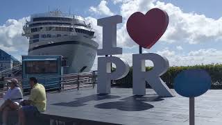 San Juan Downtown Harbor/Puerto Rico Government Capital圣胡安海港邮轮游船码头/波多黎各首府大厦/战争英雄纪念碑墙/美国总统雕像 波多黎各之行-4