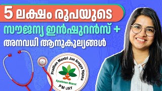 അനവധി ആനുകൂല്യങ്ങളോടെ 5 ലക്ഷം രൂപയുടെ സൗജന്യ ഇൻഷുറൻസ്  | Ayushman Bharat Health Insurance Malayalam