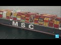 los angeles dozens of cargo ships still waiting to dock at long beach • france 24 english