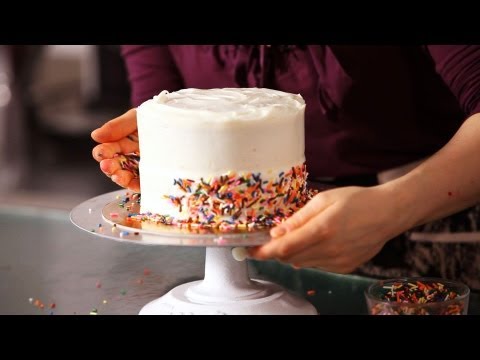 How to Decorate a Cake with Sprinkles | Cake Decorating How to Decorate a Cake with Sprinkles | Cake Decorating