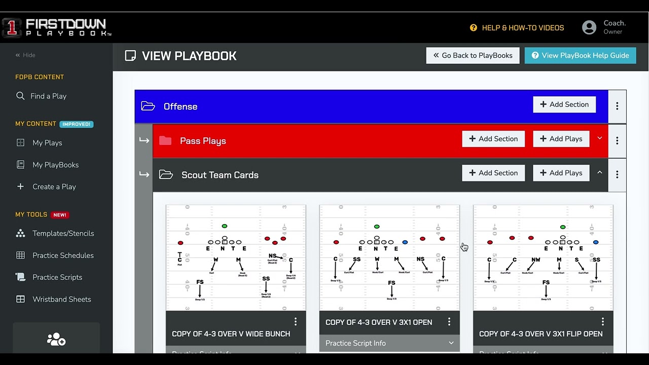 New Firstdown Playbook Practice Scripts Youtube