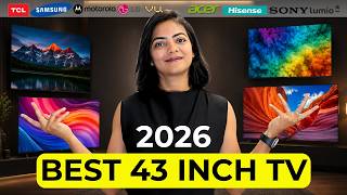 Best TV 2026 | 43 inch | Sony vs Samsung vs LG | Hisense vs VU vs TCL vs Lumio
