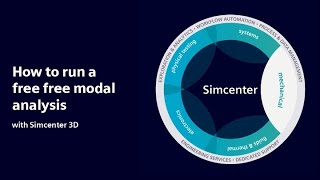 HOW TO | How to run a free free modal analysis with Simcenter 3D | Tutorial #HowToSimcenter3D