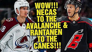 Mikko Rantanen & Taylor Hall TRADED To Carolina Hurricanes & The Avalanche get Martin Necas & Drury!