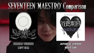 SEVENTEEN (세븐틴) - 'MAESTRO' Korean vs Japanese Version | Split Audio Comparison