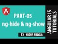 AngularJS Tutorial 5 -  ng-hide and ng-show