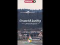 Lufthansa Regional flight [crosswind landing 74] in heavy winds at Zurich Airport #shorts