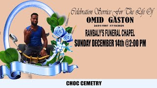 FUNERAL SERVICE OF OMID GASTON