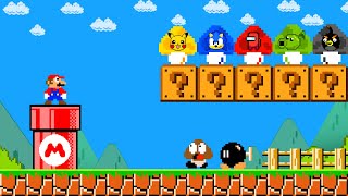 Super Mario Bros. But Mario Can Buy More Custom Mushrooms Characters in All Games | PixSaga Mario