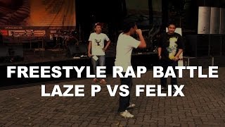 hip-hop Indonesia Lazy P vs Felix Freestyle Rap Battle