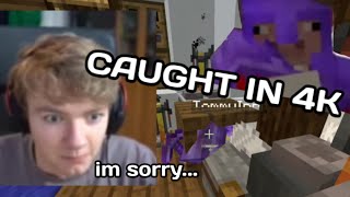 Tommy apologizes to Technoblade by robbing him (Dream SMP)