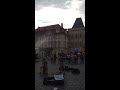 street musicians in prague in old town square